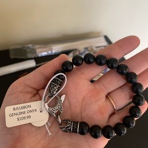 Men’s Genuine Black Onyx Bracelet